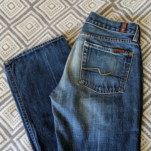 7 For All Mankind Denim - 7 for all mankind bootcut jeans size 27
